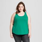 Women's Plus Size Lafayette Knit Tank - Universal Thread Green