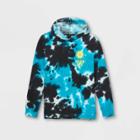 Boys' Tie-dye Hoodie Sweatshirt - Art Class Blue