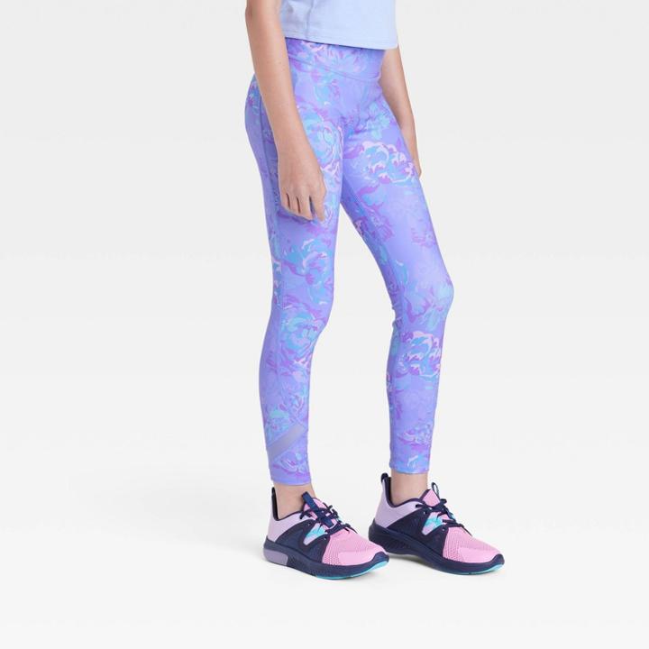 Girls' Fashion Leggings - All In Motion Vibrant Purple