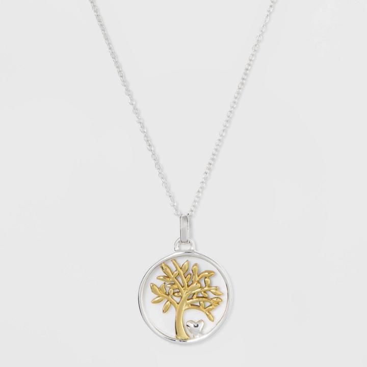 Target Sterling Silver Family Tree Pendant Necklace -