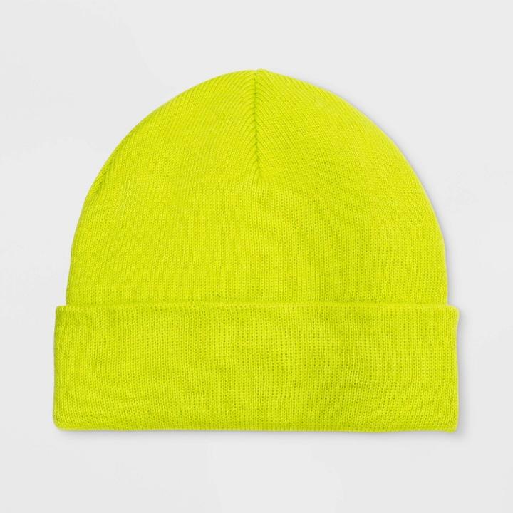 Boys' Cuffed Beanie - Cat & Jack Yellow