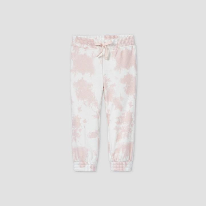 Grayson Mini Toddler Girls' Tie-dye Jogger Pants - Pink