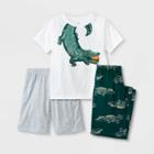 Carter's Just One You Boys' 3pc Alligator Pajama Set