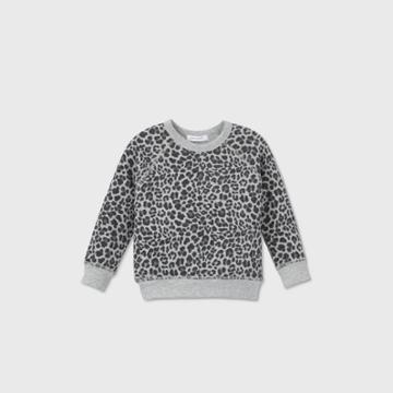 Grayson Mini Toddler Girls' Crew Sweatshirt - Charcoal Gray