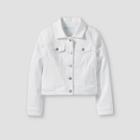 Girls' Destructed Jean Jacket - Cat & Jack White