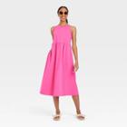 Women's Sleeveless Knit Ballet Dress - A New Day Pink