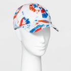 No Brand Adult Americana Tie-dye Baseball Cap - Red/white/blue