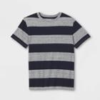 Boys' Rugby Striped Short Sleeve T-shirt - Cat & Jack Navy