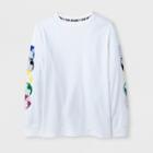 Boys' World Tour Graphic Long Sleeve T-shirt - Art Class White
