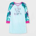 Girls' 'love The Earth' Nightgown - Cat & Jack Blue