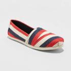 Women's Mad Love Lydia Americana Slip On Canvas Sneakers - Red