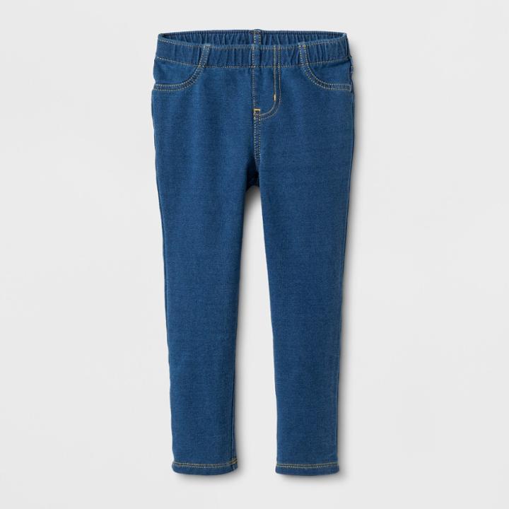 Toddler Girls' Leggings - Cat & Jack Indigo Blue