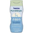 Coppertone Pure & Simple Mineral Sunscreen Lotion With Zinc Oxide - Spf