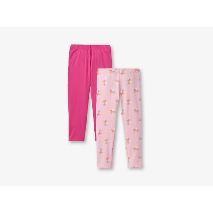Toddler Girls' 2pk Unicorn & Solid Leggings - Cat & Jack Pink