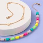 More Than Magic Kids' 2pk Rainbow Beaded And Star Chain Necklace - More Than