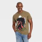 No Brand Black History Month Men's Family Moment Beautiful Man Short Sleeve T-shirt - Olive Green