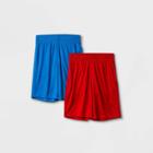 Boys' 2pk Pull-on Active Shorts - Cat & Jack Red/light Blue