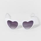 Girls' Heart Sunglasses - Art Class White