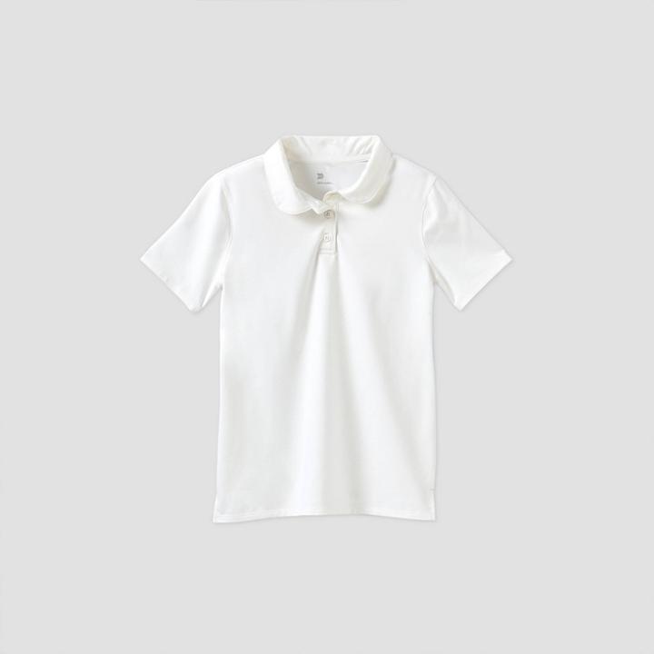 Girls' Golf Polo Shirt - All In Motion White