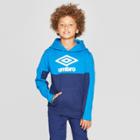 Umbro Boys' Fleece Pullover Hoodie - Navy Blue/ Electric Blue (navy Blue/electric Blue)