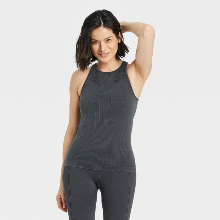 Women's Seamless Tank Top - All In Motion Charcoal Gray