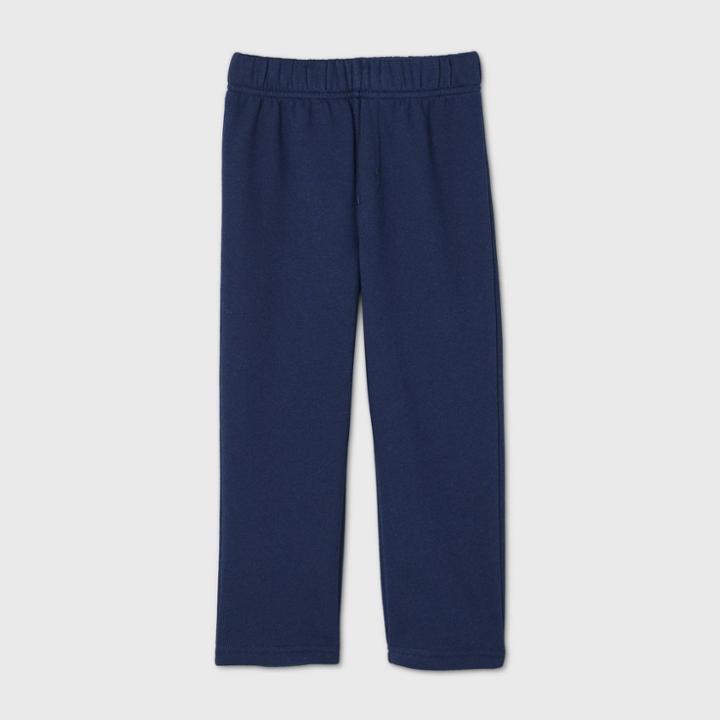 Toddler Boys' Fleece Bottom Pull-on Pants - Cat & Jack Navy