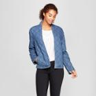 Women's Quilted Denim Jacket - Universal Thread Medium Wash