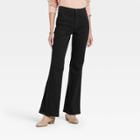 Women's High-rise Flare Jeans - Universal Thread Black
