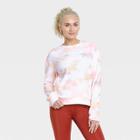 All In Motion Women's French Terry Tie-dye Crewneck Sweatshirt - All In