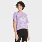 Netflix Women's To All The Boys 3 Letter Short Sleeve Graphic T-shirt - Purple