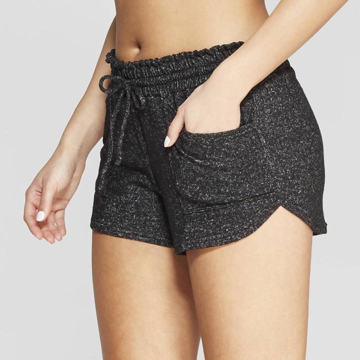 Women's Perfectly Cozy Lounge Shorts - Stars Above Charcoal (grey)