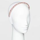 Sugarfix By Baublebar Pearl Headband - Blush, Women's
