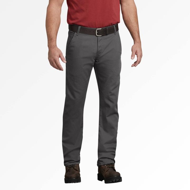 Dickies Men's Regular Fit Straight Duck Carpenter Pants - Slate