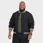 Men's Big & Tall Lightweight Bomber Jacket - Goodfellow & Co Black