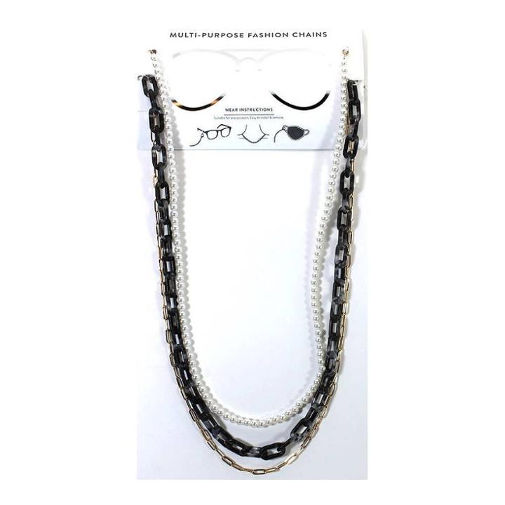 No Brand 3pk Adult Multi-use Lanyard - Gold/pearl