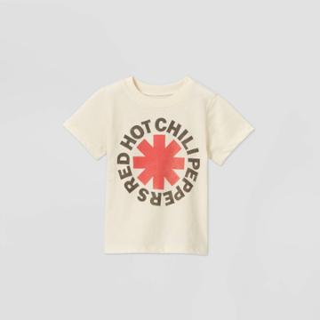 Merch Traffic Petitetoddler Boys' Red Hot Chili Peppers Short Sleeve T-shirt - Beige