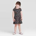 Petitetoddler Girls' Short Sleeve 'heart' Dress - Cat & Jack Gray 12m, Toddler Girl's