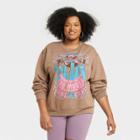 Women's Plus Size Disney Hercules Muses Graphic Sweatshirt - Brown