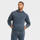 Men's Premium Washed Fleece Sweatshirt - All In Motion Navy