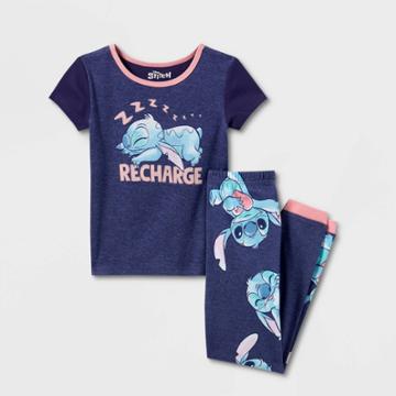 Girls' Lilo & Stitch 2pc Snug Fit Pajama