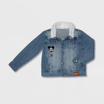 Mickey Mouse & Friends Girls' Disney Mickey Mouse Denim Jacket - Blue 3 - Disney Store, Blue/blue