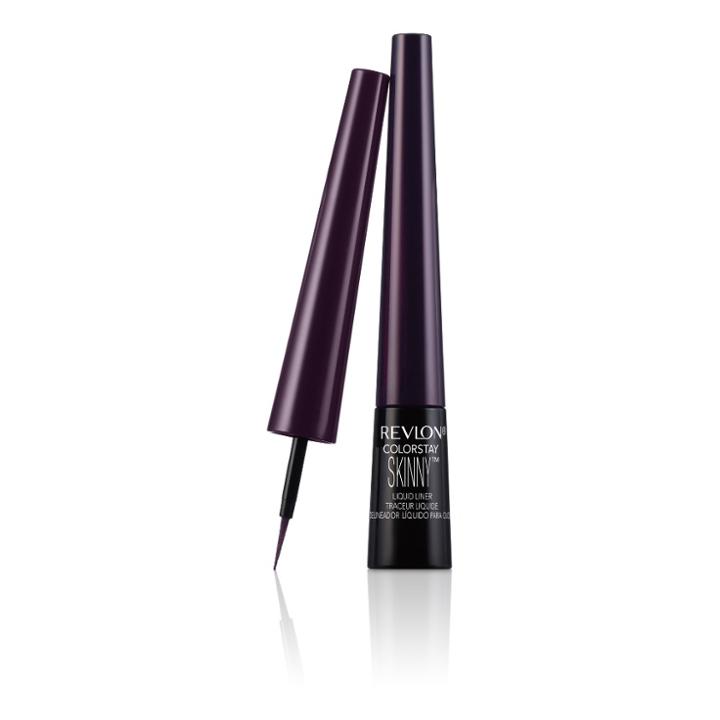 Revlon Colorstay Skinny Liquid Eyeliner, Skinny Tip, All Day Wear 404 Amethyst Stroke