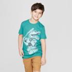 Boys' Alligator Baseball Short Sleeve Graphic T-shirt - Cat & Jack Green