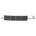 Zirconmania Multi-pave Fine Crystal Bars With Multi-link Strands Bracelet And Lobster Clasp - Black, Gray