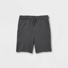 Toddler Boys' Knit Pull-on Shorts - Cat & Jack Charcoal Gray
