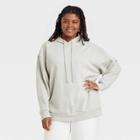 Women's Plus Size Hooded Sweatshirt - Universal Thread Heather Gray