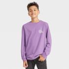 Kids' Skeleton Thumbs Up Long Sleeve Graphic T-shirt - Art Class Purple