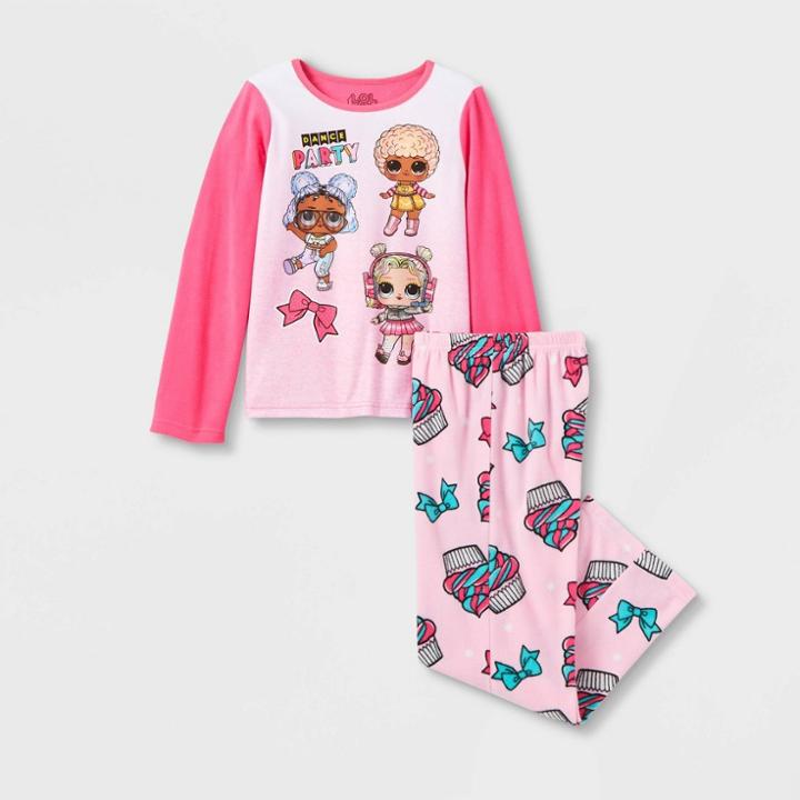 L.o.l. Surprise! Girls' Lol Surprise 2pc Fleece Pajama