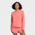 Women's French Terry Modern Crewneck Sweatshirt - All In Motion Blush
