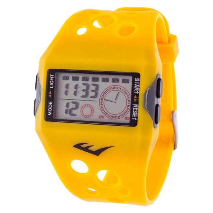 Men's Everlast Accented Plastic Strap And Case Watch - Yellow